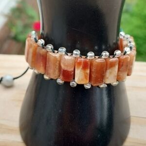 Handmade Agate Stone Adjustable Bracelet